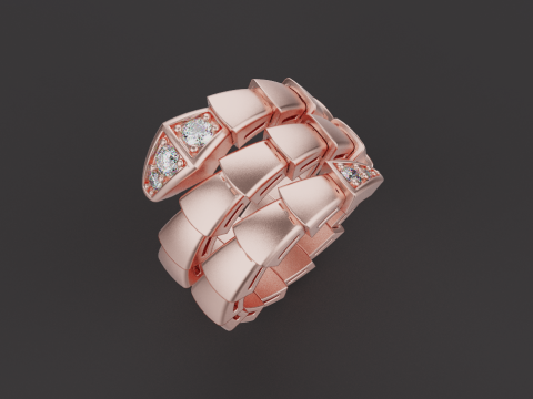 Serpent Ring 52106 3D-Modell