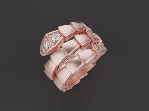 Serpent Ring 52106 3D Model
