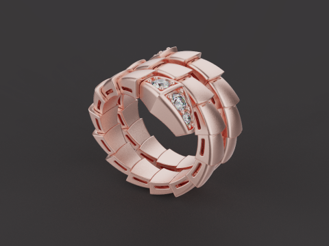 Serpent Ring 52106 3D-Modell