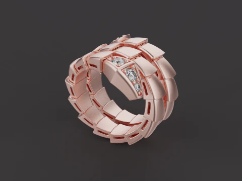 Serpent Ring 52106 3D Model