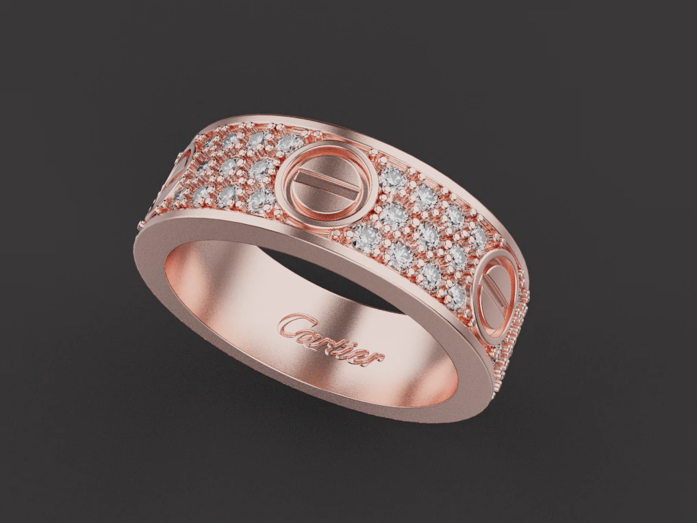 Ring 52794 3D Model .c4d .max .obj .3ds .fbx .stl .blend 