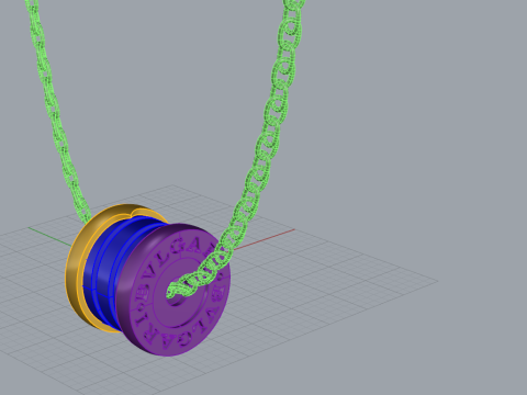 Pendant 52815 3D Model