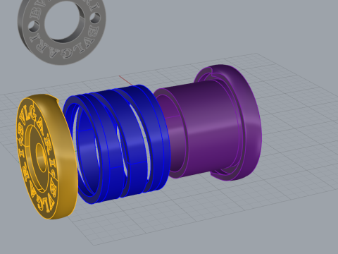Pendant 52815 3D Model