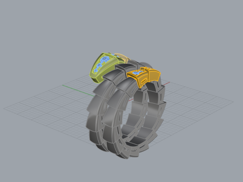 Serpent Ring 53099 Modelo 3D