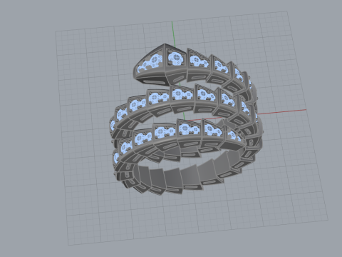 Serpent Ring 53032 3D-Modell