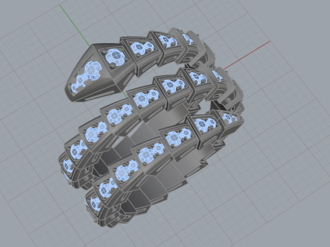 Serpent Ring 53032 3D-Modell