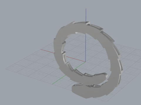 Pendant 54145 3D Model