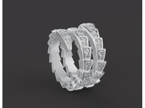 Serpent Ring 53002 3D Model