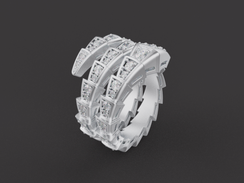 Serpent Ring 53002 Modelo 3D
