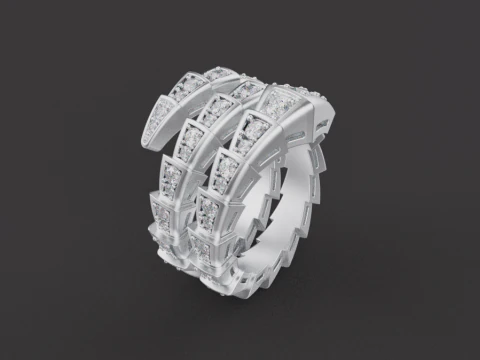 Serpent Ring 53002 3D Model