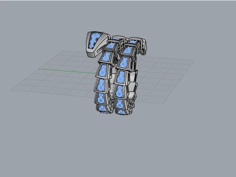Serpent Ring 53002 3D Model