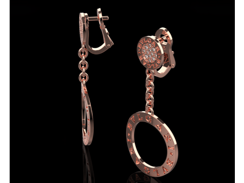 Earrings 60515 3Dモデル