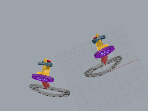 Earrings 60515 3D Model