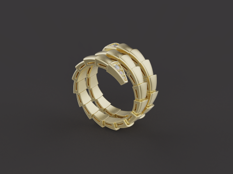 Serpent Ring 60750 3D 모델