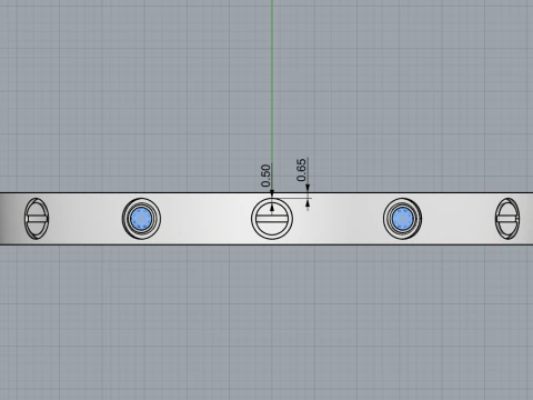 Bracelet 60907 3D Model