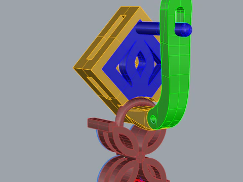 Earrings 61089 3D Model