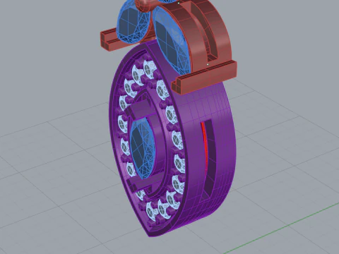 Earrings 61089 3D Model