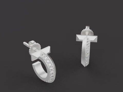 耳环61350 3D 模型