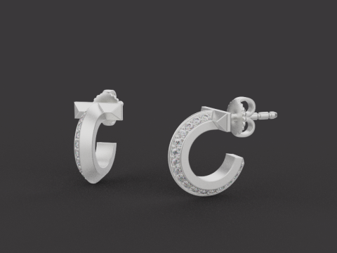 Earrings 61350 3D Модель