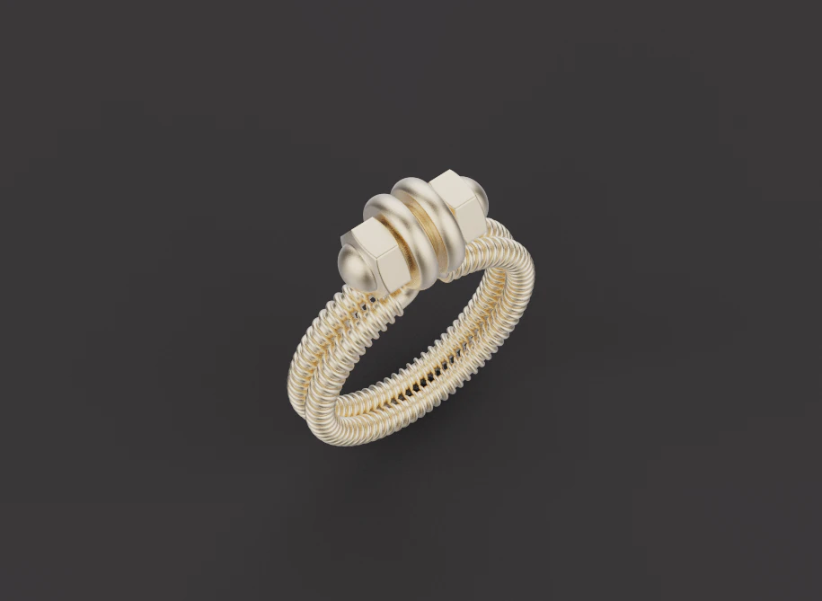 Ring 61382 3D Model .c4d .max .obj .3ds .fbx .stl .blend 
