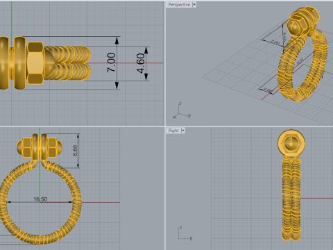 Ring 61382 Model 3D