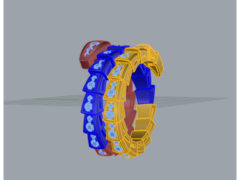 Serpent Ring 60722 3D 모델