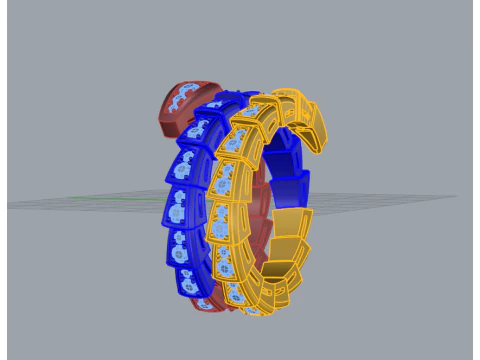 Serpent Ring 60722 3D Model