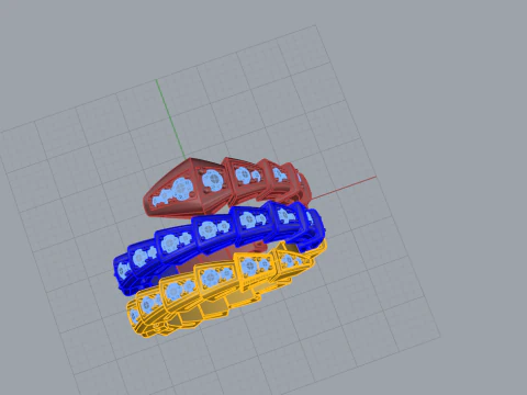 Serpent Ring 60722 3D Model