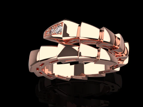 Serpent Ring 66054 3D Model