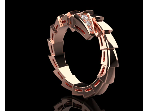 Serpent Ring 66054 3D Model