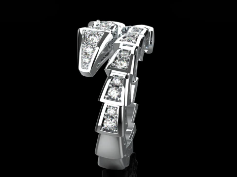 Serpent Ring 66020 3D Model