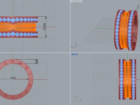 Ring 66072 3D Model