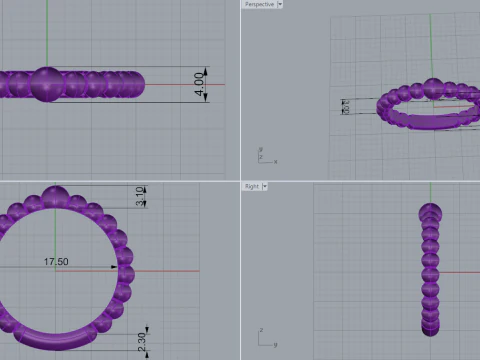 Ring 17082 3D Model