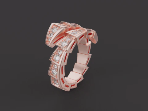 Pierścień Węża 17106 Model 3D