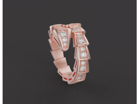 Serpent Ring 17106 3D Model
