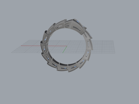 Serpent Ring 17106 3D Model