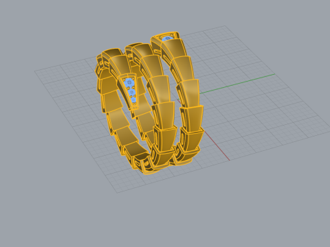Serpent Ring 17080 3D मॉडल