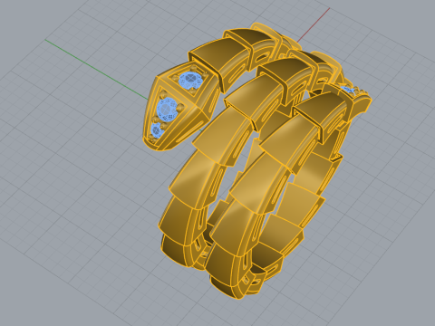 Serpent Ring 17080 3D मॉडल
