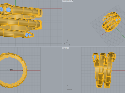 Serpent Ring 17080 3D मॉडल