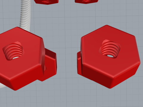 Nail Earrings 17078 Modelo 3D