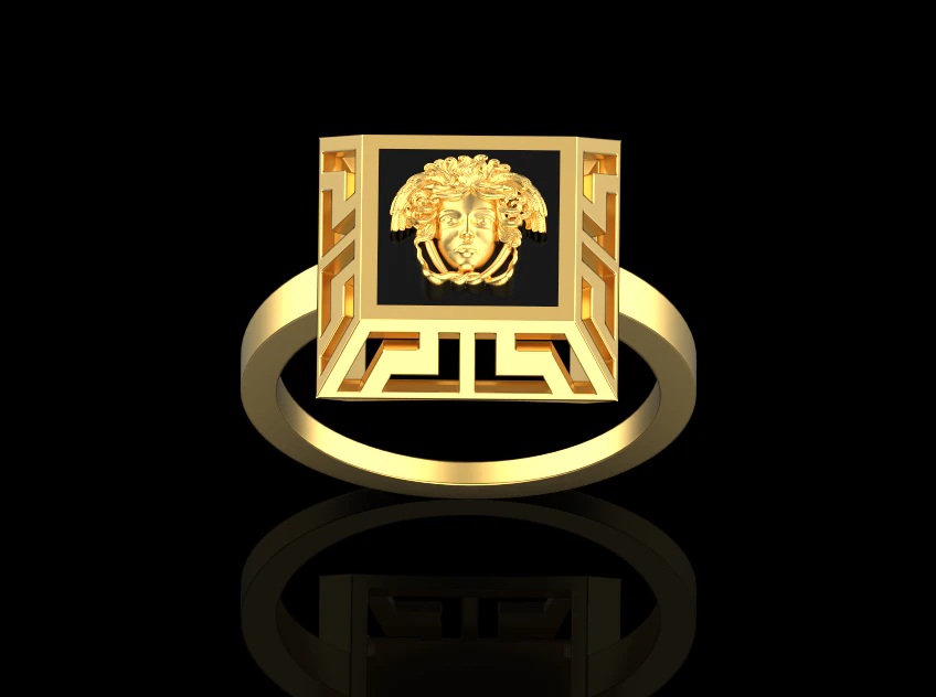 Ring and Earrings set 17028 3D Model .c4d .max .obj .3ds .fbx .stl .blend 