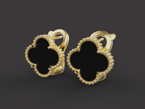 Ring and Earrings set 17028 3D 모델