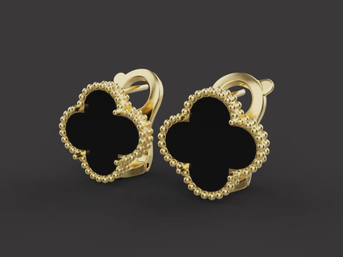Ring and Earrings set 17028 3D Model