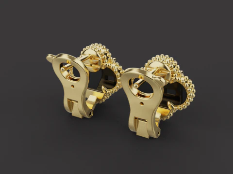 Ring and Earrings set 17028 3D Model