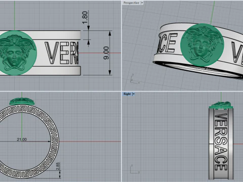 Ring 15216 3D Model