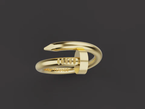 Nail Ring 15190 3D Model
