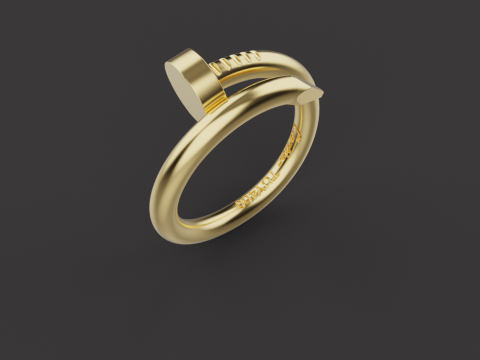 Nail Ring 15190 Model 3D