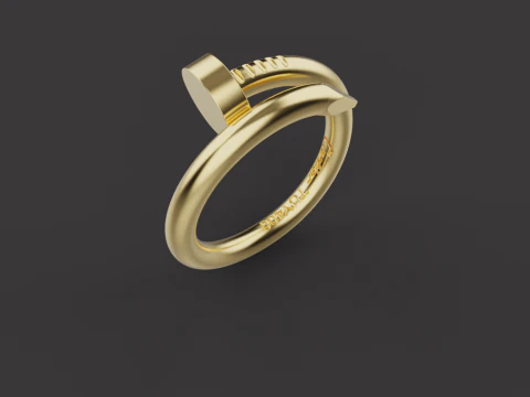 Nail Ring 15190 3D Model