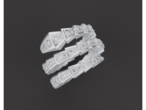 Serpent Ring 15150 3D Model