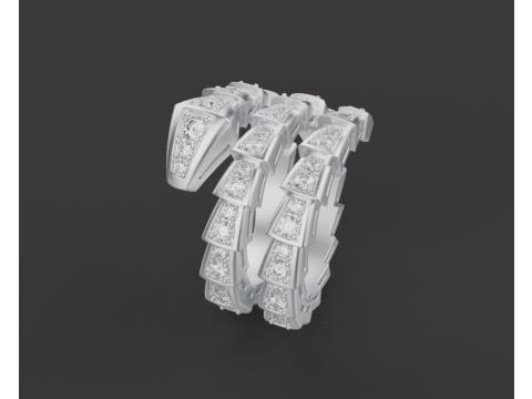 Serpent Ring 15150 3D Model